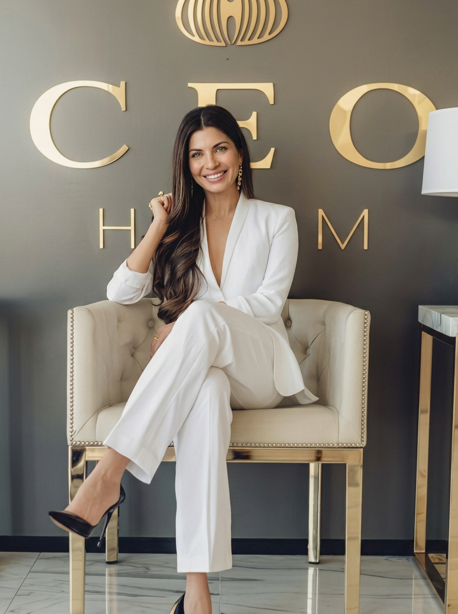 Claudia Vargas en entorno ejecutivo